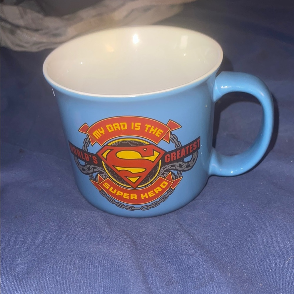 Dad superhero mug nwot
